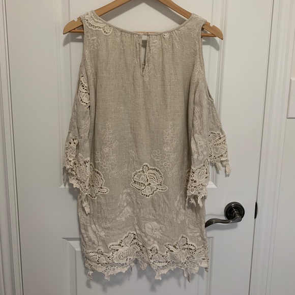 Burlap lace dress - Picture 3 of 3